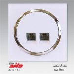 سوکت تلفن دو قلو چهار خط